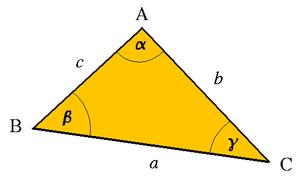 Kosinusni izrek Kosinusni izrek nam omogoča, da v trikotniku, kjer poznamo dolţini dveh stranic in velikost kota med njima, izračunamo tretjo stranico.