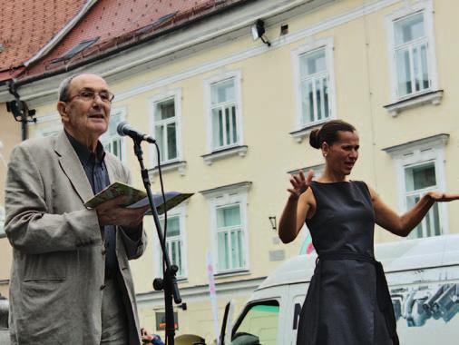 Aktualno Poezija Ervina Fritza prvič tolmačena v slovenski znakovni jezik V sklopu praznovanja letošnjega mednarodnega dneva gluhih, ki sta ga 15.