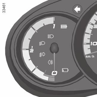 Vleka vozila v primeru okvare (2/3) 4 2 1 V primeru izpraznjenega akumulatorja: vleka V primeru popolnoma izpraznjenega pogonskega akumulatorja: kontrolna lučka Ṏ utripa;