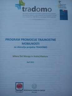 Projekt TRADOMO Program promocije trajnostne