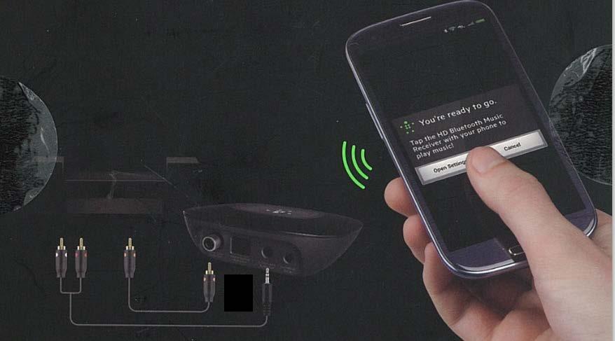 DOTIK IN PREDVAJANJE* * Samo za NFC telefone ali naprave z Bluetooth brezžično tehnologijo. Mobilne naprave z NFC tehnologijo se lahko z glasbenim sprejemnikom povežejo zgolj z dotikom.