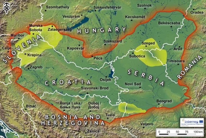 PROJEKTI: Projekt DARLINGe (Danube Region Leading Geothermal energy, 2017-2019) Glavni cilji projekta DARLINGe: Povečati trajnostno in energetsko učinkovito rabo globokih geotermalnih virov energije