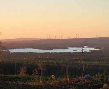 Projekt Markbygden 1101 naj bi se zaključil do leta 2020. Z njim se bo švedska zmogljivost za vetrno energijo povečala za več kot 12 %.