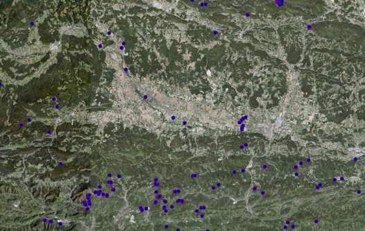 Vodna zajetja v okolici Celja 71 Srednji letni pretoki na Savinji v Celju (6140) 70 45 40 60 35 50 30 40 25 20