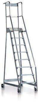 INOX ladders lestve ALUMINIUM ALUMINIJASTE stepsstopnice Razstavljive Demountable in and izdelane made iz of profilov AISI stainless nerjavnega steel jekla sections AISI dimenzij of 60 x 20, 60 x