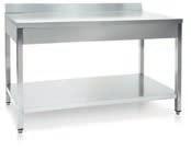 austenitic avstenitnega stainless nerjavnega steel AISI 304 jekla (EN AISI 1.4301), 304 (EN with 1.4301), moulded s pogreznjenimi tray top shelves. pladnji. Ø 25mm.