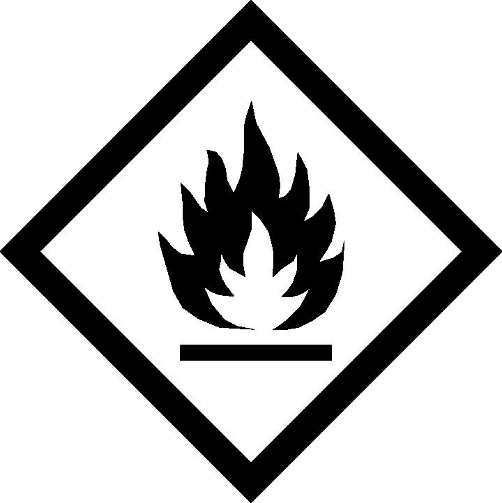 2.2 Elementi etikete 2.2.1. Označevanje v skladu z Uredbo (ES) št. 1272/2008 [CLP] Opozorilna beseda: Nevarno H225 Lahko vnetljiva tekočina in hlapi. H312 Zdravju škodljivo v stiku s kožo.