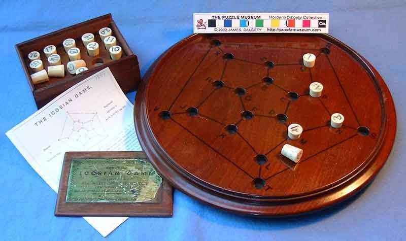 Zgodovina problema Sir William Rowan Hamilton (1805-1865) - vodilni matematik svojega časa si je izmislil igro: Potovanje okoli sveta. Igro je prodal veletrgovcu z igrami za 25 funtov.