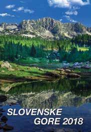 Stenski koledar SLOVENSKE GORE / 33 x 48 cm + (5 cm