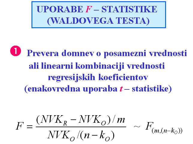 Waldov test