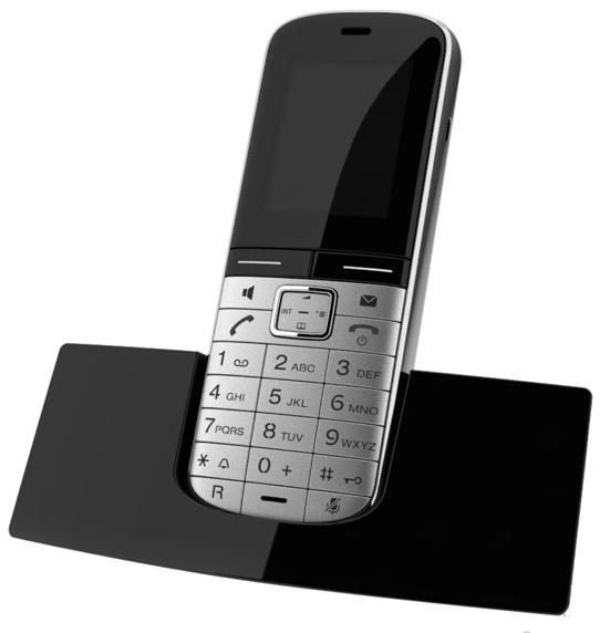 telefoniranje u Ohranjevalnik zaslona (digitalna ura) u ECO DECT u Budilka u Mir pred anonimnimi klici u SMS za do 160 znakov www.gigaset.