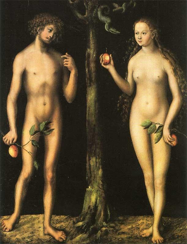 živela Adam in Eva, ki sta okusila