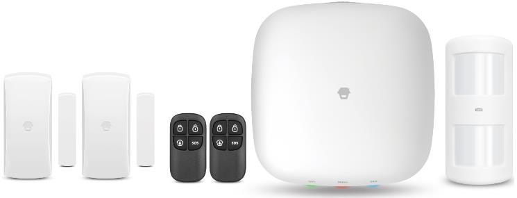 9948028 Alarm KIT brezžični smart home WiFi + GSM/GPRS/SMS H4 Plus CHUANGO NAVODILA ZA UPORABO H4 Plus alarmni sistem je namenjen za zaščito manjših prostorov, kot so enodružinske hiše, butiki,