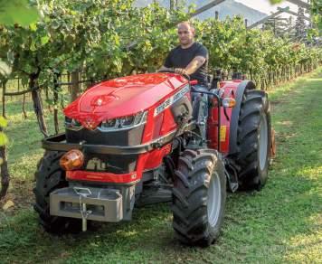 11 GE Različica s tehnologijo»ground effect«oz. s stabilnostjo na površinah Za delo s pridelki visoke vrednosti potrebujete traktor, ki je izjemno kompakten, a zmogljiv.
