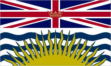 21.2. BRITISH COLUMBIA (Britanska Kolumbija) Slika 116, 117: Zastava Britanske Kolumbije ter njen