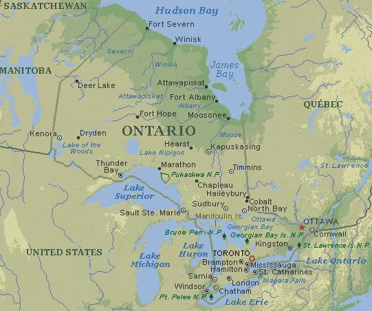 Imenujejo jo tudi»osrčna«provinca (Hearthland Province), saj je Ontario središče kanadske industrije, prebivalstva in kmetijstva.