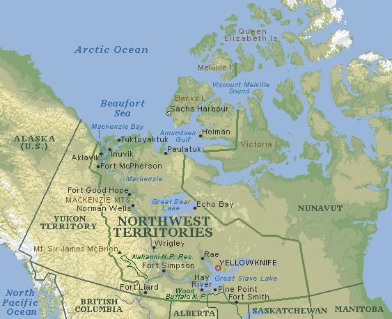 Po letu 1999 se je vzhodni del odcepil v samostojno provinco Nunavut, zahodni del pa je ostal pod starim imenom.