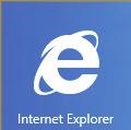 Ploščica Desktop (Namizje) odpre klasičen pogled sistema Windows. Ploščica Internet Explorer odpre brskalnik Internet Explorer. NASVET!