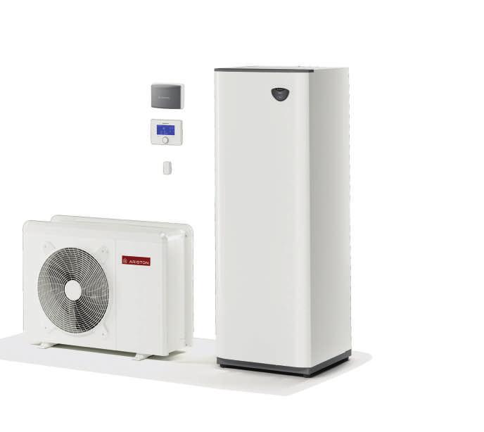 NIMBUS COMPCT S NET / Inverterska split zračno/vodna toplotna črpalka za ogrevanje prostorov, hlajenje in sanitarno toplo vodo.