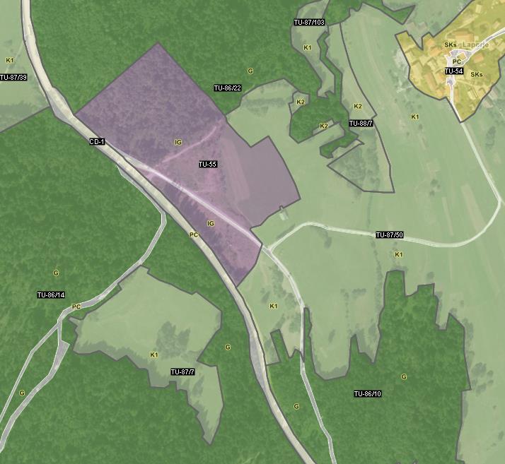 Opis območja opremljanja Območje opremljanja obsega del stavbnih zemljišč (južna polovica), ki so določena z OPPN VP 25/1 Ločica.