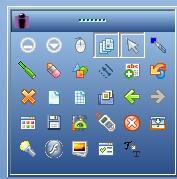 prezentacijska orodja, orodja za upravljanje z datotekami in posebna orodja (Navodilo za uporabo Interwrite Workspace, 2008). Slika 23: Orodja Interwrite programa.