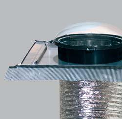 SLT SF_-L - Strešni element: kupola, - gibljiva cev iz svetlečega poliestra - potrebna ustrezna obroba glede na