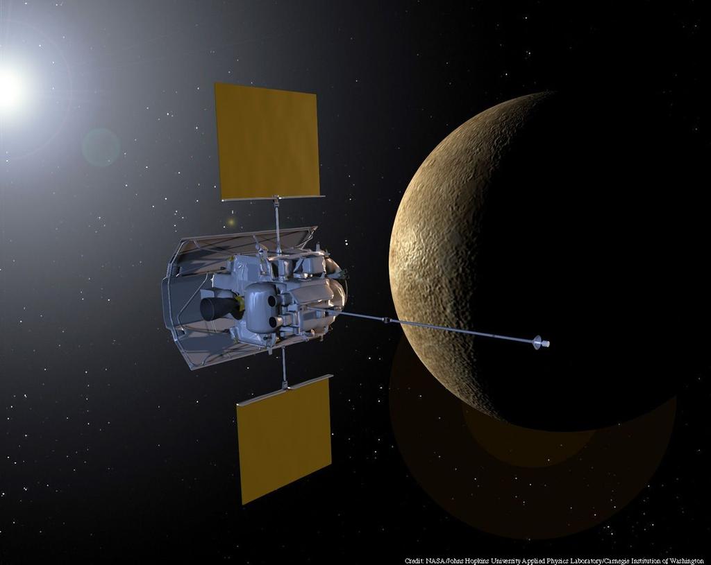 . 1. 2008 je Messenger posnel strani Merkurja, ki jih Marinerju ni uspelo.
