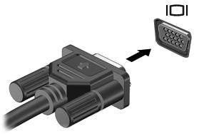 Video VGA Računalnik ima morda ena ali več naslednjih zunanjih vrat za video: VGA HDMI (High Definition Multimedia Interface) OPOMBA: Več informacij o tem, kje na računalniku najdete zunanja vrata za