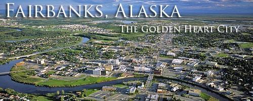 ZLATO-Mesto Fairbanks Mesto Fairbanks šteje več kot 30,000 prebivalcev in leži na obrežju Chena River, ob gorovju Brooks Range. Mesto je bilo ustanovljeno leta 1901, ko je kapitan E. T.
