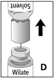 Snemite zaščitni pokrovček z dvojne igle in pri tem pazite, da se ne boste dotaknili izpostavljenega vrha igle.