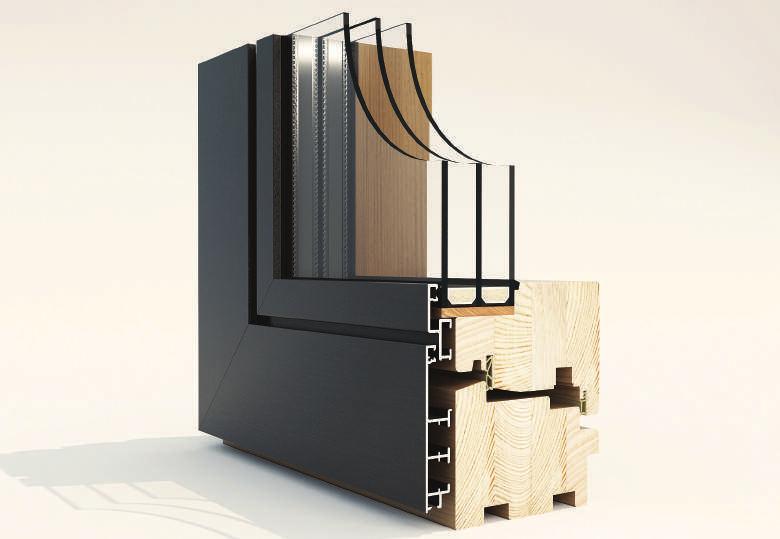 PASIV Okna Judež Pasiv namenjena za nizko energijsko vgradnjo so zasnovana s poudarkom na okolju prijaznih materialih, odlični toplotni izolativnosti ter inovativnih rešitvah kombinacije lesa,