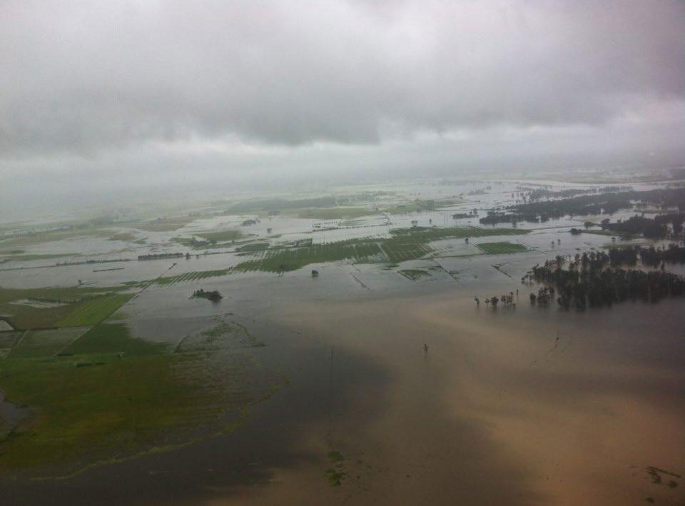 Avstralija in Oceanija Slika 30: Posledice poplav v mestu Cali decembra v Kolumbiji. (vir: twitter.