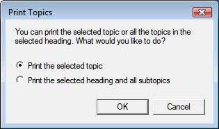 Tiskanje opisa pomoči Informacije, navedene v pomoči P-touch Editor Help, je mogoče natisniti. Za tiskanje informacij pomoči P-touch Editor Help uporabite svoj običajni tiskalnik.