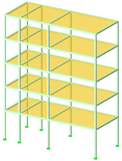 Verifikacija različnih modelov stavb za analizo nihajnih časov glede na število etaž Stran 55