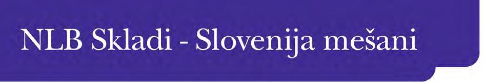NLB Skladi - Slovenija mešani Slovenski kapitalski trg je kljub svoji majhnosti zanimiv za vlagatelje (še posebej za slovenske, saj ga bolje poznajo).