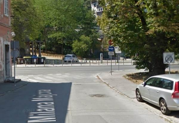 ureditve nivojskega vodenja kolesarske steze na Celovški cesti in neprednostne Ulice Milana