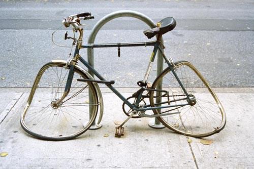 Odstranjevanje zapuščenih in polomljenih koles