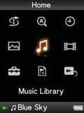 Iskanje skladb (Music Library) Skladbe lahko iščete po naslovu skladbe, naslovu albuma, imenu izvajalca, zvrst, itd.
