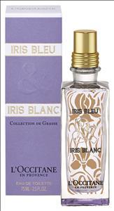 1. Eau de Toilette Iris Bleu & Iris Blanc, 75 ml L'OCCITANOVA nova Eau de Toilette Iris Bleu & Iris Blanc je izjemno dragocena in osupljiva dišava iz kolekcije La Collection de Grasse.