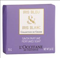 4. Parfumsko milo Iris Bleu & Iris Blanc, 75 g L'OCCITANOVO novo Parfumsko milo Iris Bleu & Iris Blanc je del bogate dišavne kolekcije La Parfumsko milo se ob stiku z vodo spremeni v bogato kremno