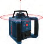 : 0601061600 EAN: 3165140583138 GRL 300 HV + LR 1 Rotacijski laser s sprejemnikom v kovčku Kat. št.