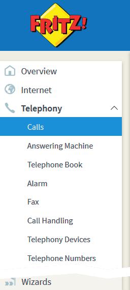 Uporabniški vmesnik: Meni Telephony (Telefonija) Meni Telephony (Telefonija): Nastavitev funkcij Pregled V meniju Telephony (Telefonija) konfigurirajte telefonske