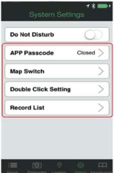 NE MOTI Gumb Do Not Disturb (ne moti) nastavite na ON (vklop), da izklopite vse alarme vseh povezanih naprav. Če želite funkcije alarmov ponovno vklopiti, gumb nastavite na OFF (izklop).