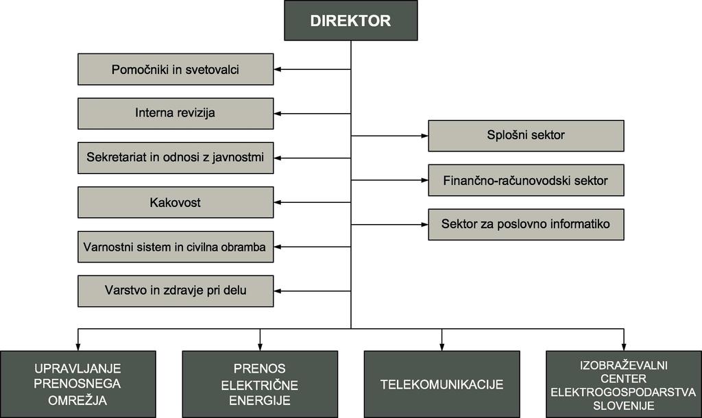 Priloga 2: Makroorganizacijska shema Elektro Slovenija d. o.