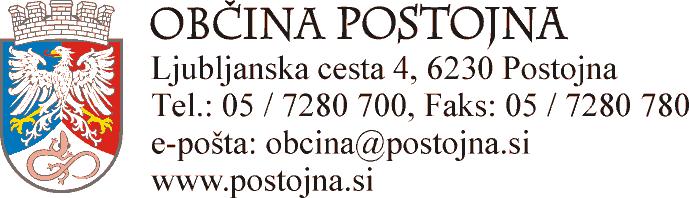 Številka: 430-27/2017-3 Datum: 23.06.2017 POVABILO K ODDAJI PONUDBE OBČINA POSTOJNA Ljubljanska c.