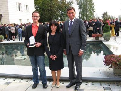 nagovora dejala, da je sprejem za najboljše maturante poklon Republike Slovenije znanju in izjemnosti.