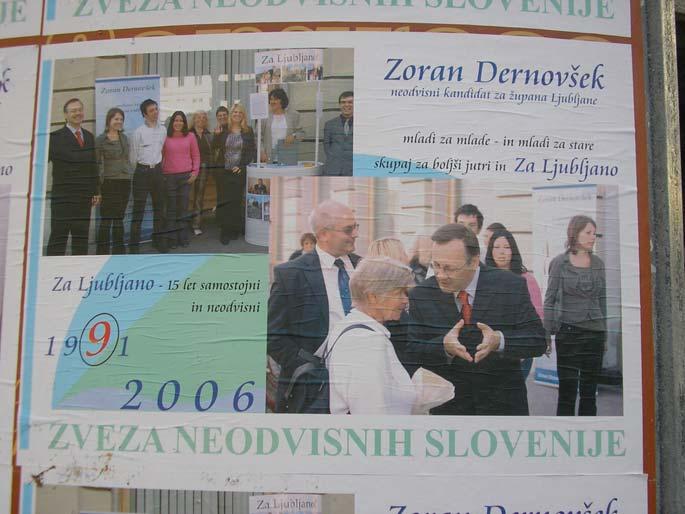 9: Plakat kandidata za župana Zorana Dernovška: Zoran Dernovšek, neodvisni kandidat za župana,