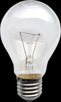 Slika 5: Klasična žarnica na žarilno nitko. [10] Princip delovanja je dokaj preprost. Električni tok steče skozi žarilno nitko, ta se zaradi upora močno segreje in posledično zažari.