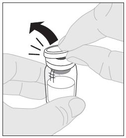 7. Navodila za pripravo in dajanje Spodnji postopek opisuje pripravo in injiciranje zdravila ALPROLIX. Zdravilo ALPROLIX se daje v obliki intravenske (i.v.) injekcije potem, ko se prašek za injiciranje raztopi z vehiklom v napolnjeni injekcijski brizgi.