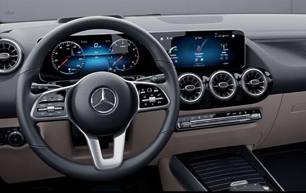 MBUX (Mercedes-Benz User Experience) Razreda B ni mogoče le povsem intuitivno upravljati, temveč se vam tudi iz dneva v dan bolje prilagaja.